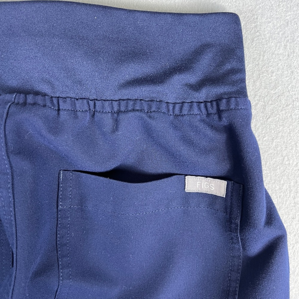 Figs Yola High Rise Slim Scrub Pants Womans XXS Stretch Comfort Pockets Medical - Picture 3 of 10